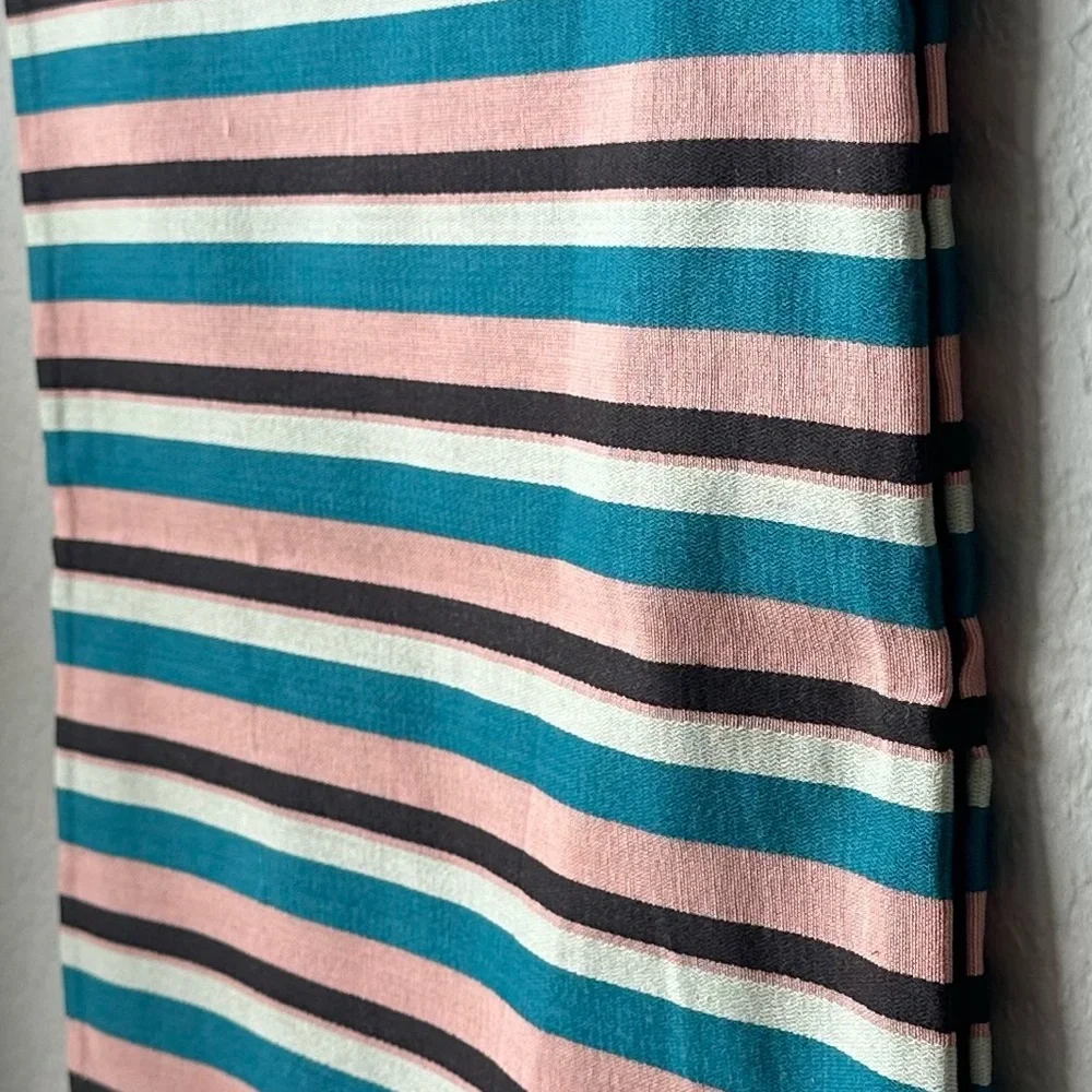 Crate&Barrel Multicolor Striped Accent Pillow